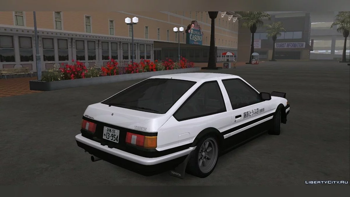 Toyota Corolla AE86 Trueno Версія Такумі / GTA San Andreas (iOS, Android)