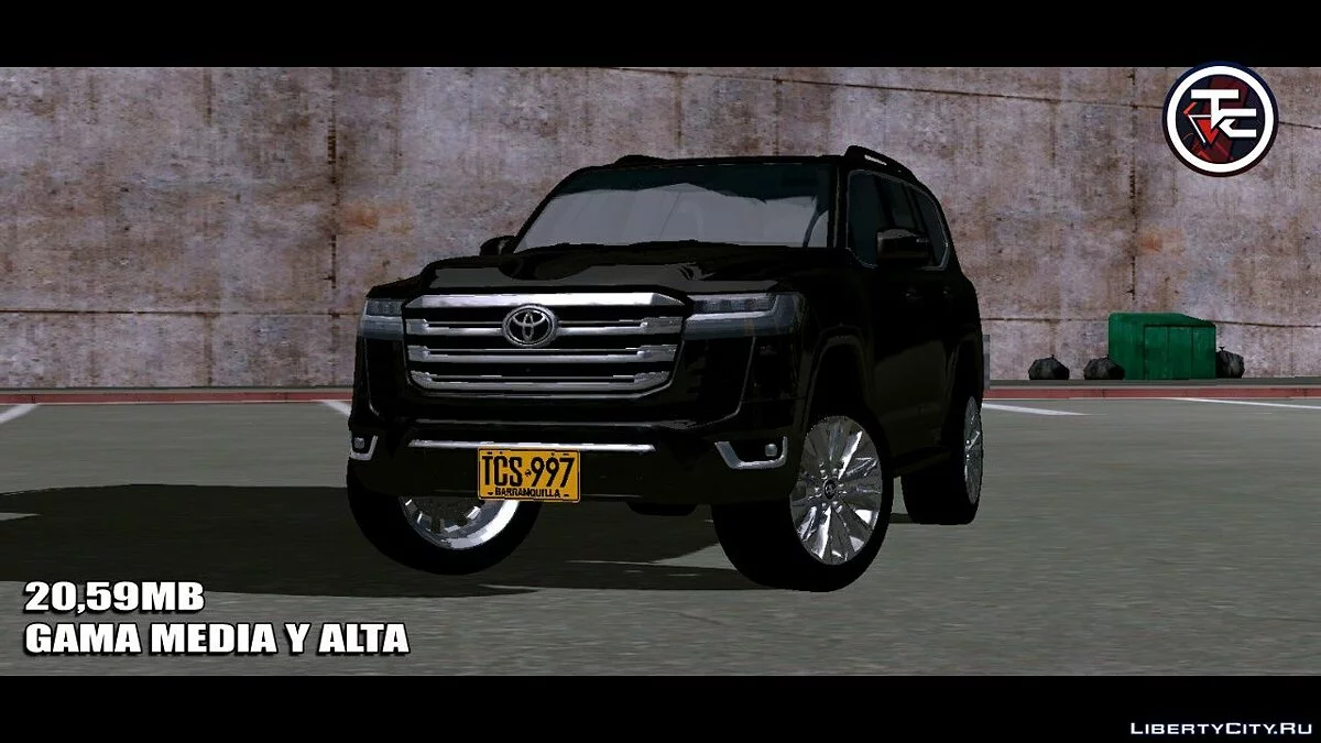 2021 Toyota Land Cruiser 300 (nur DFF) / GTA San Andreas (iOS, Android)