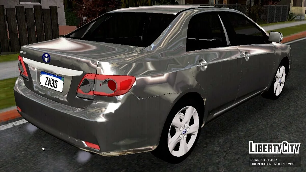 Toyota Corolla XEI 2009 / GTA San Andreas (iOS, Android)