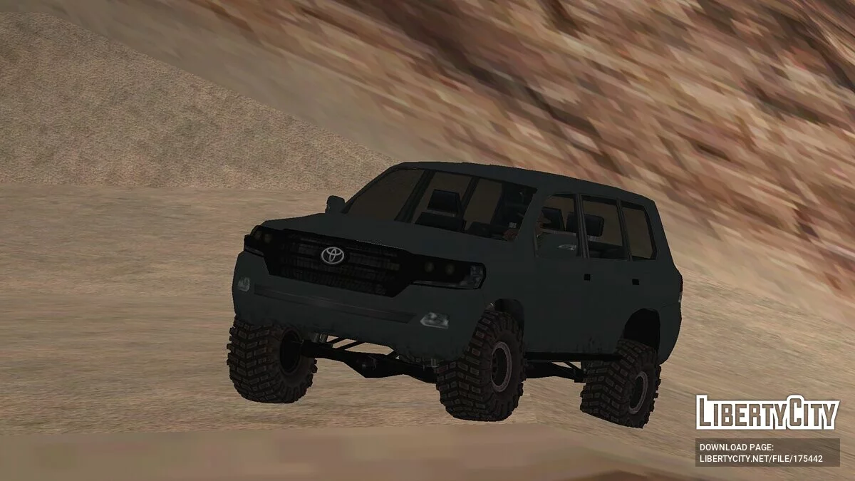 تويوتا لاند كروزر 200 نسخة الطرق الوعرة / GTA سان أندرياس (iOS، أندرويد)