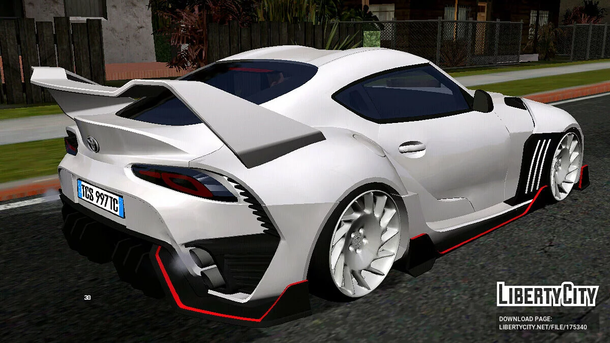 Toyota Supra Hycade (hanya DFF) / GTA San Andreas (iOS, Android)