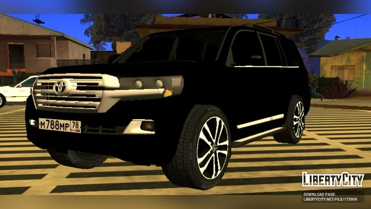 تويوتا لاند كروزر 2019 / GTA سان أندرياس (iOS، أندرويد)