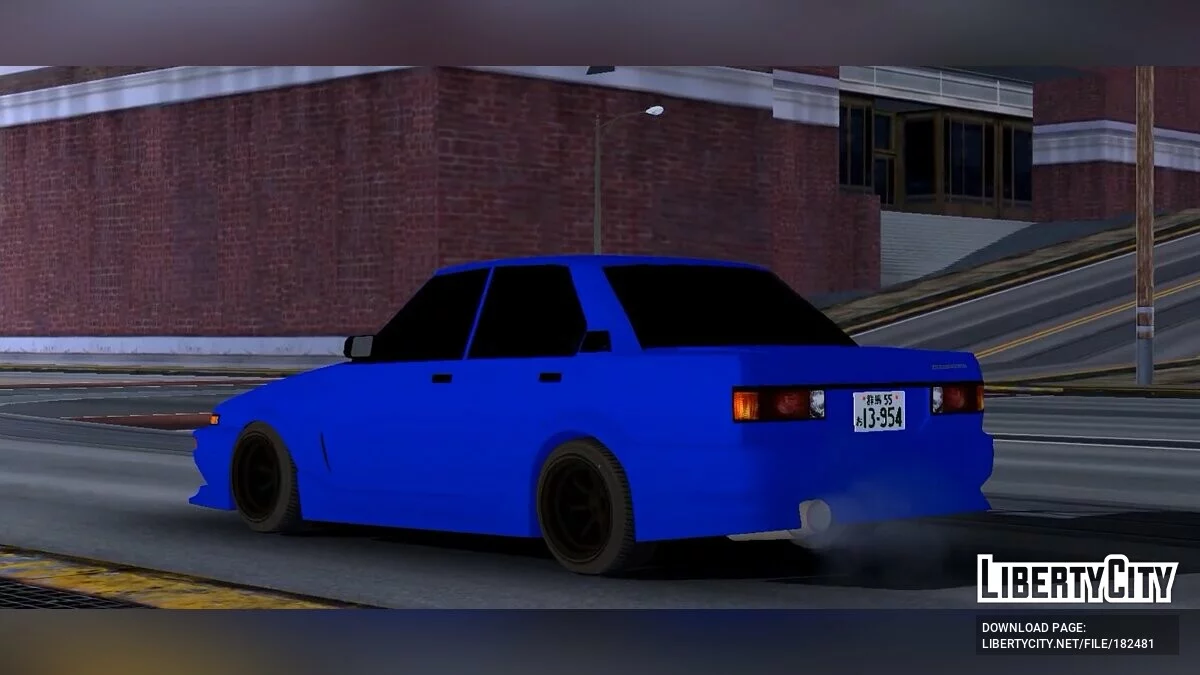 Toyota KE86 Blue Style / GTA San Andreas (iOS, Android)