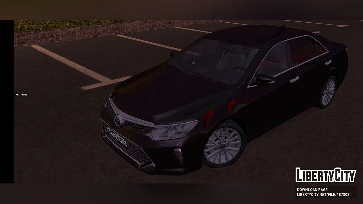 Toyota Camry V6 3.5 EXCLUSIVE / GTA San Andreas (iOS, Android)