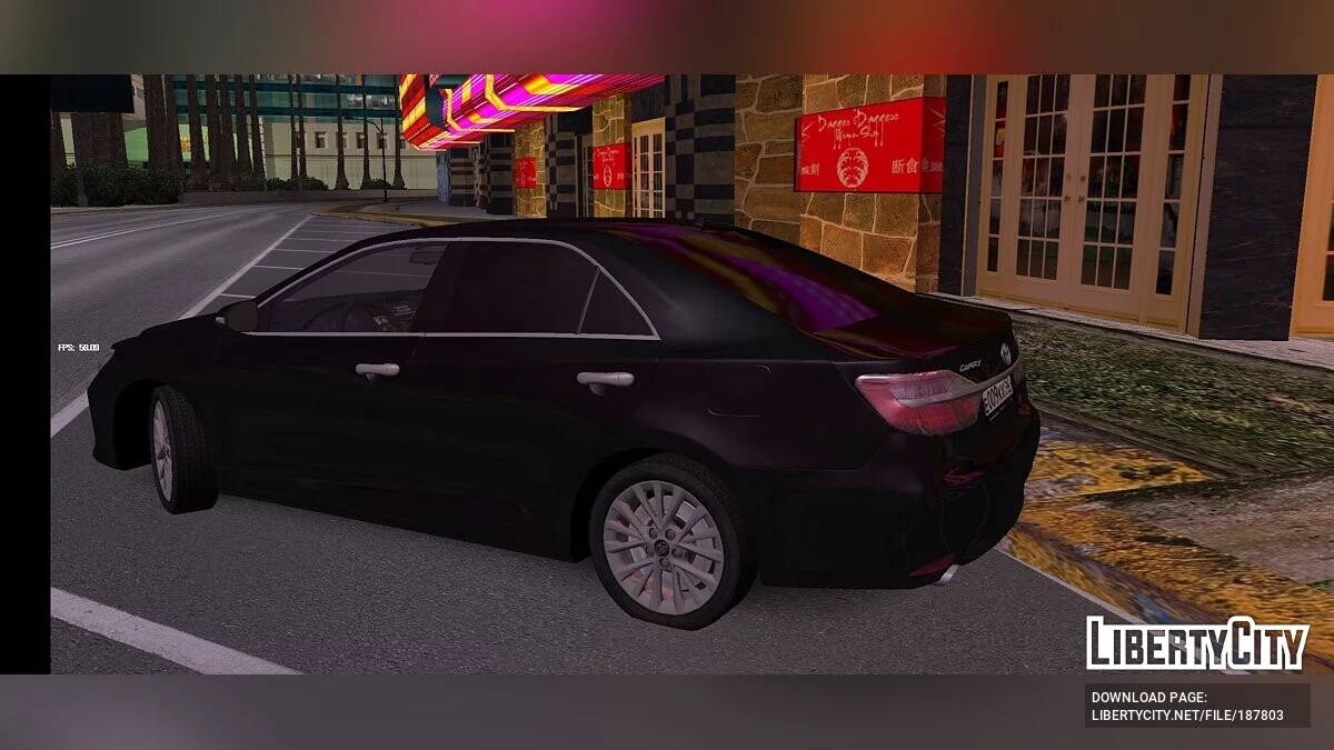 Toyota Camry V6 3.5 EXCLUSIVE / GTA San Andreas (iOS, Android)