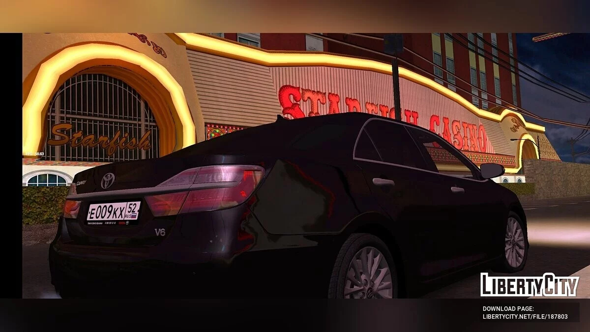 Toyota Camry V6 3.5 EXCLUSIVE / GTA San Andreas (iOS, Android)