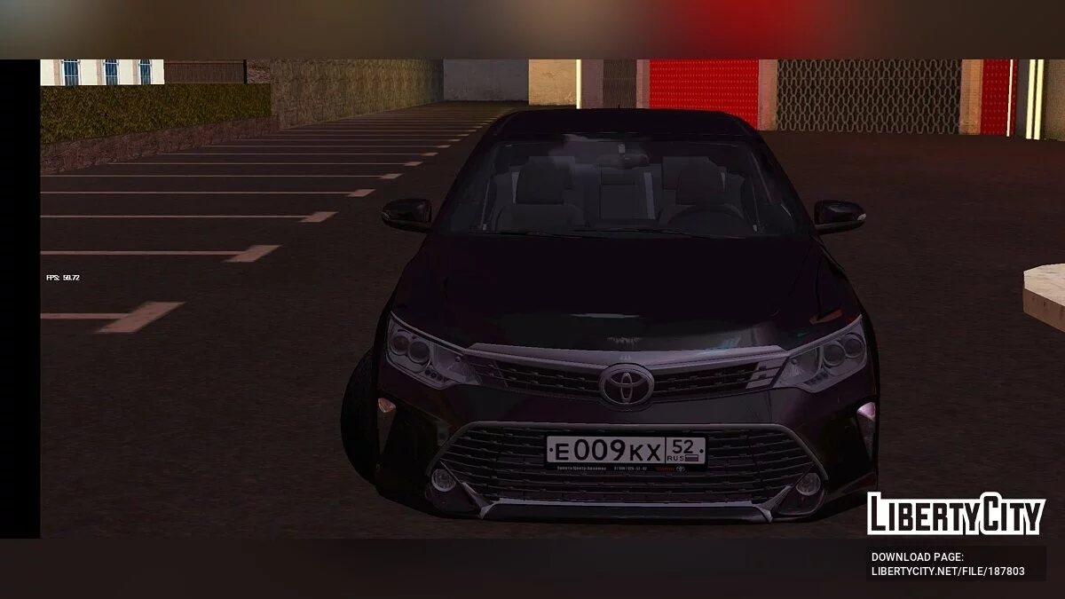 Toyota Camry V6 3.5 EXCLUSIVE / GTA San Andreas (iOS, Android)