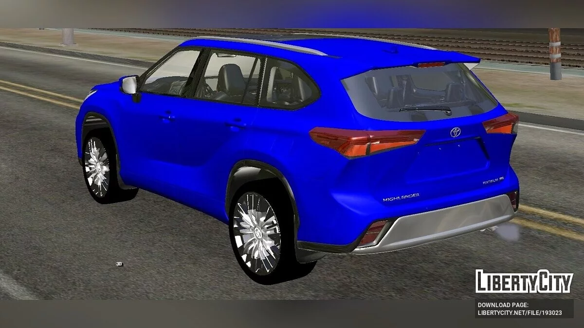 Toyota Highlander Platinum 2021 (DFF uniquement) / GTA San Andreas (iOS, Android)