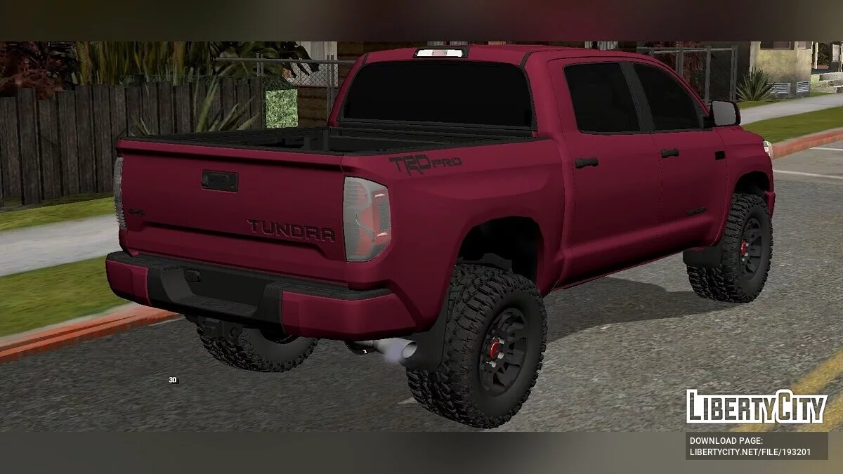 Toyota Tundra SRD 2021 (apenas DFF) / GTA San Andreas (iOS, Android)