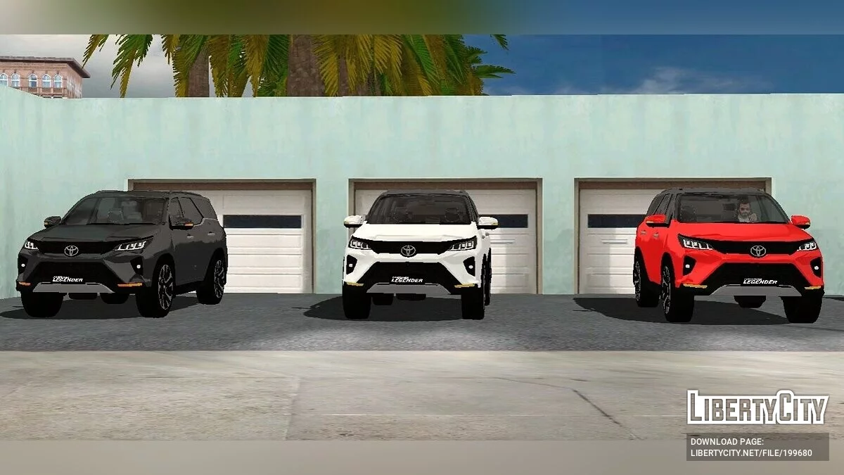 Toyota Fortuner Legender 2023 (Only DFF) / GTA San Andreas (iOS, Android)