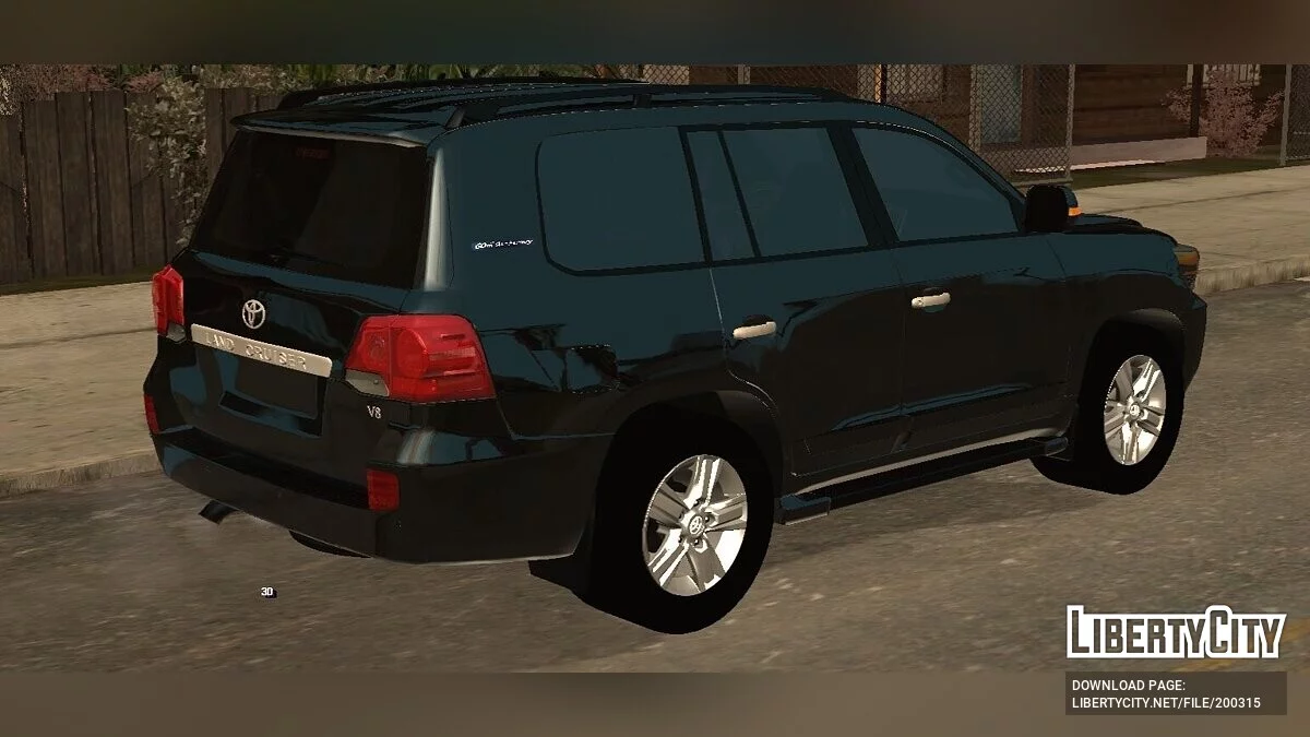 Toyota Land Cruiser 200 (Only DFF) / GTA San Andreas (iOS, Android)