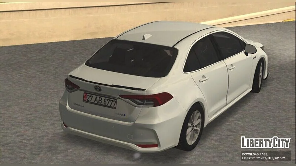 Toyota Corolla 1.6 for Mobile / GTA San Andreas (iOS, Android)