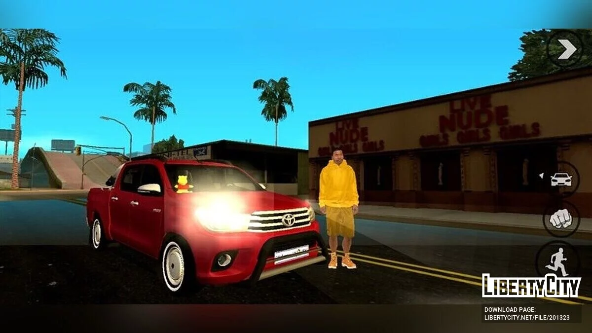 تويوتا هيلوكس 2017 / GTA سان أندرياس (iOS، أندرويد)