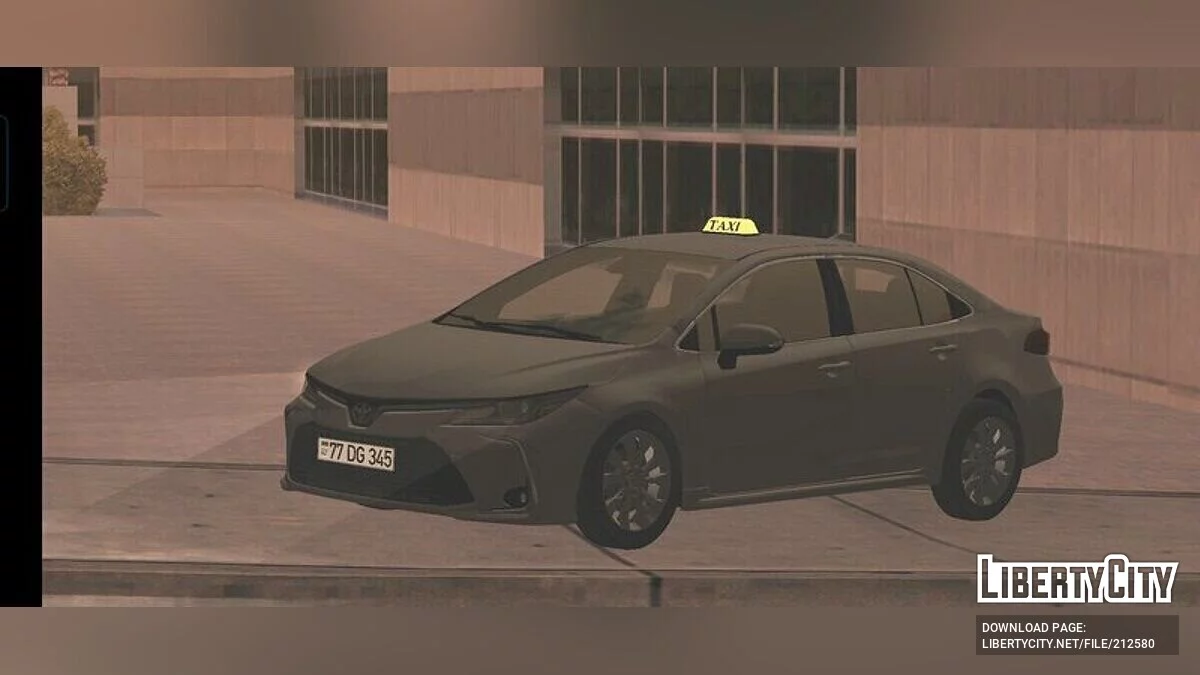 Toyota Corolla Taxi Azerbaijan Baku / GTA San Andreas (iOS, Android)