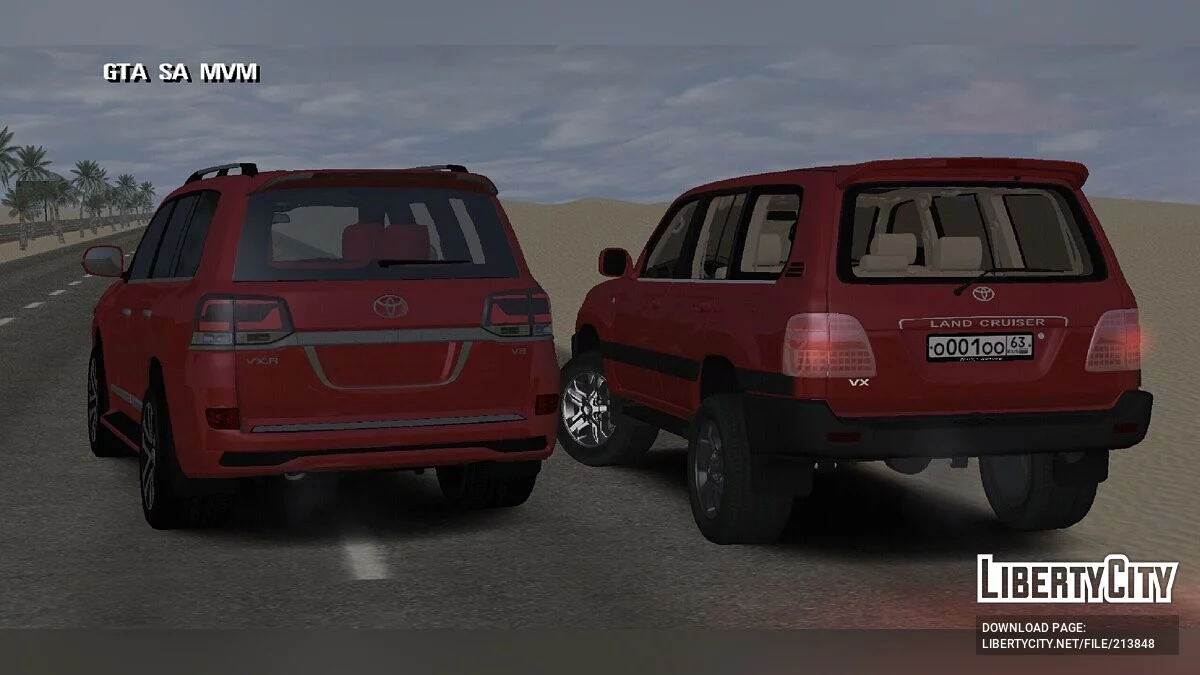 Toyota Land Cruiser 100 / GTA San Andreas (iOS, Android)