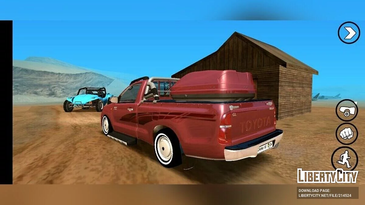 تويوتا هايلكس 2014 بفتحة سقف / GTA سان أندرياس (iOS، أندرويد)