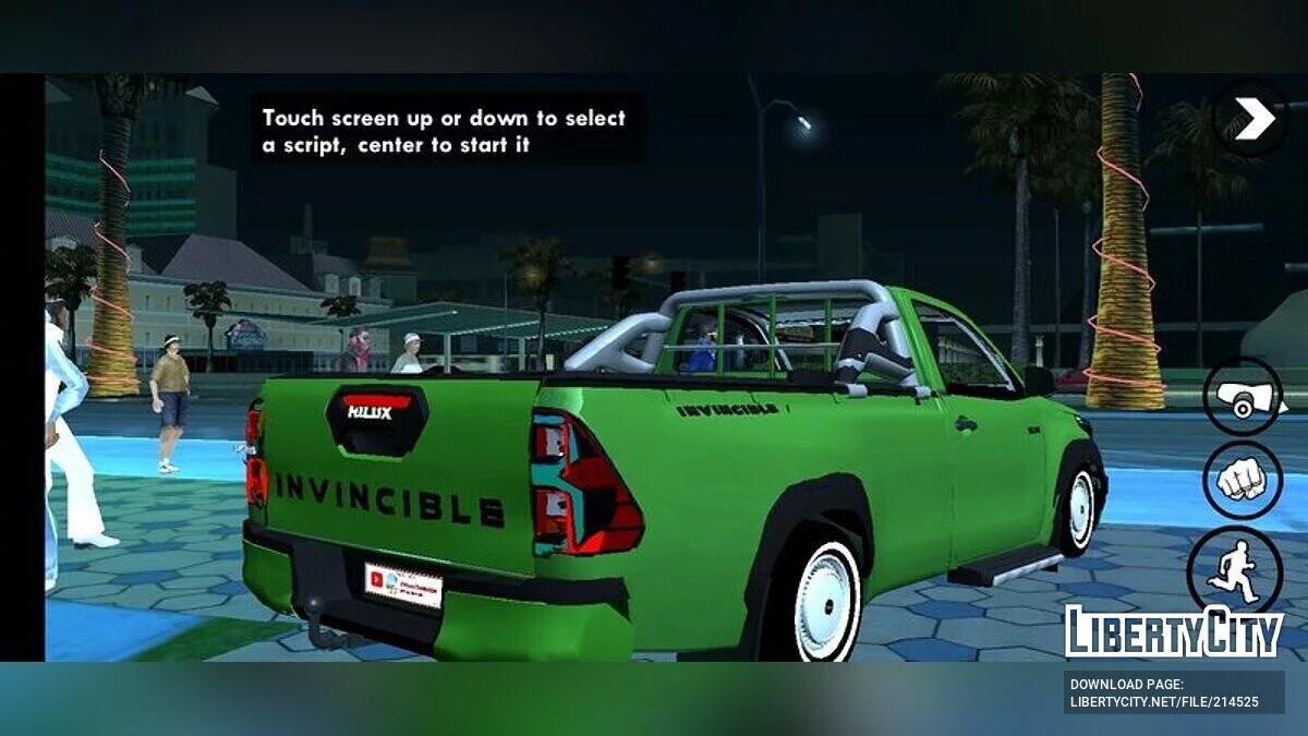 تويوتا هايلوكس 2021 إنفينسبل كبينة مفردة / GTA سان أندرياس (iOS، أندرويد)