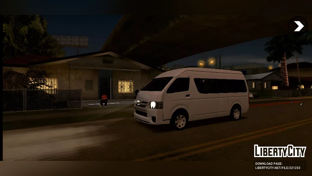 Toyota Hiace (Only DFF) / GTA San Andreas (iOS, Android)
