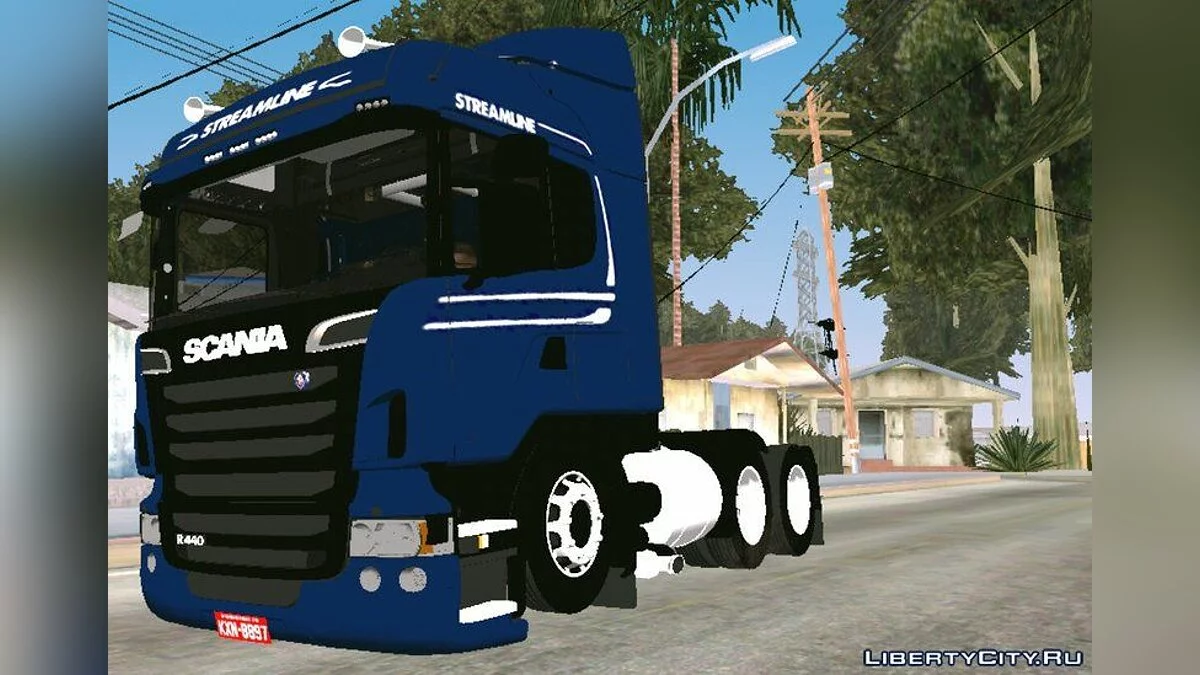 斯堪尼亚 R440 + 流线型喷漆 / GTA San Andreas (iOS, Android)
