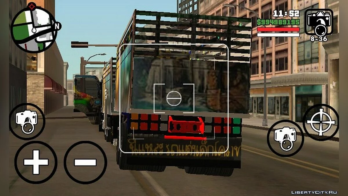 Ten-wheeled truck / GTA San Andreas (iOS, Android)