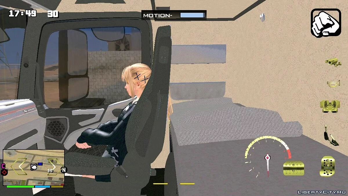 Truk MB Actros / GTA San Andreas (iOS, Android)