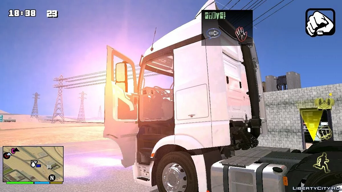 Truk MB Actros / GTA San Andreas (iOS, Android)