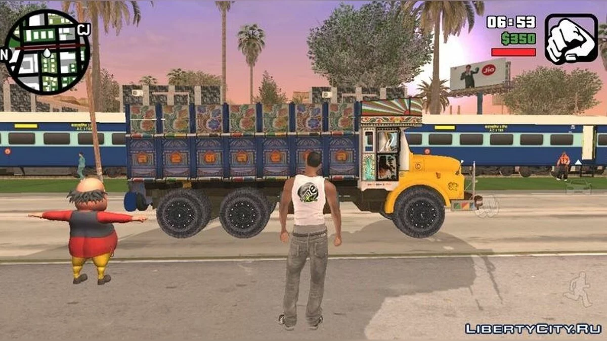 Caminhão indiano Tata / GTA San Andreas (iOS, Android)