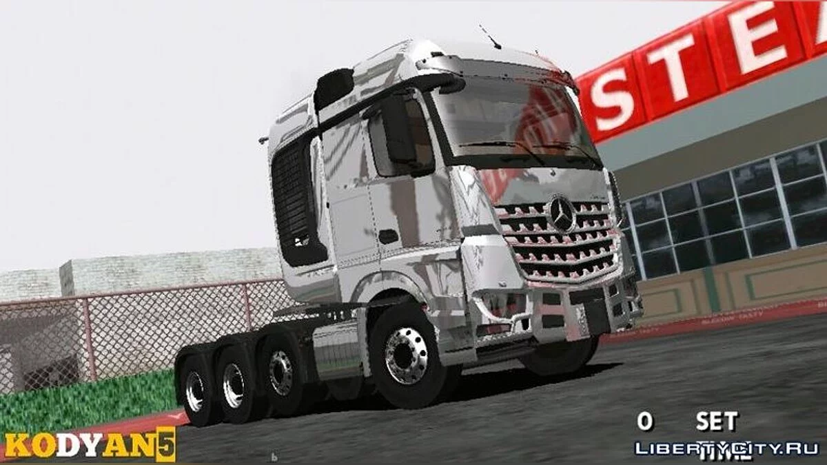 Mercedes Benz Arocs 8×4 Euro6 / GTA San Andreas (iOS, Android)