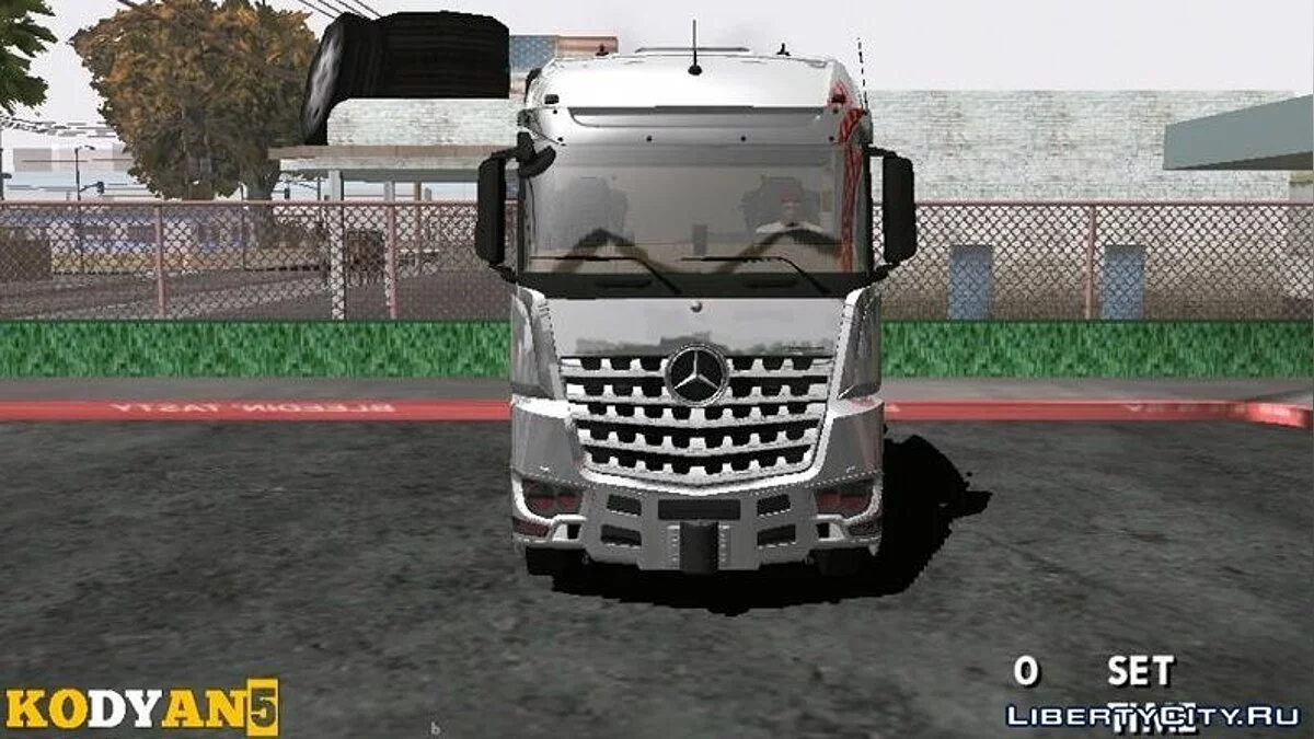 Mercedes Benz Arocs 8×4 Euro6 / GTA San Andreas (iOS, Android)