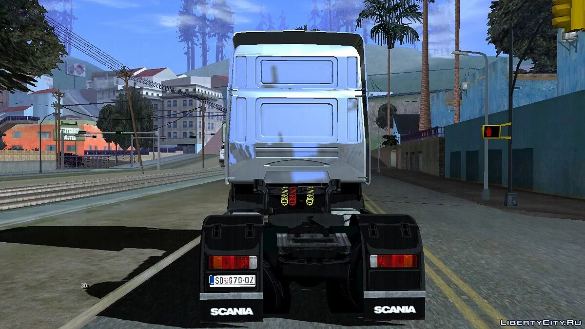 Scania V8 / GTA سان أندرياس (iOS، أندرويد)