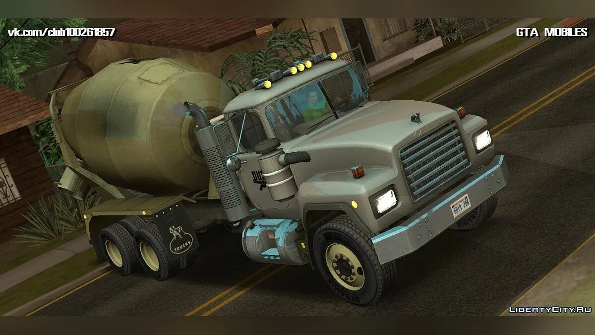 Mack RD690 Mezclador de cemento Truck 1992 / GTA San Andreas (iOS, Android)
