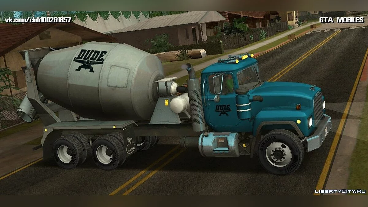 Mack RD690 Mezclador de cemento Truck 1992 / GTA San Andreas (iOS, Android)