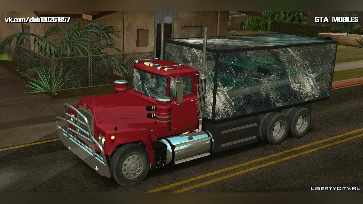 Mack RS700 1970 + Müllwagen / GTA San Andreas (iOS, Android)