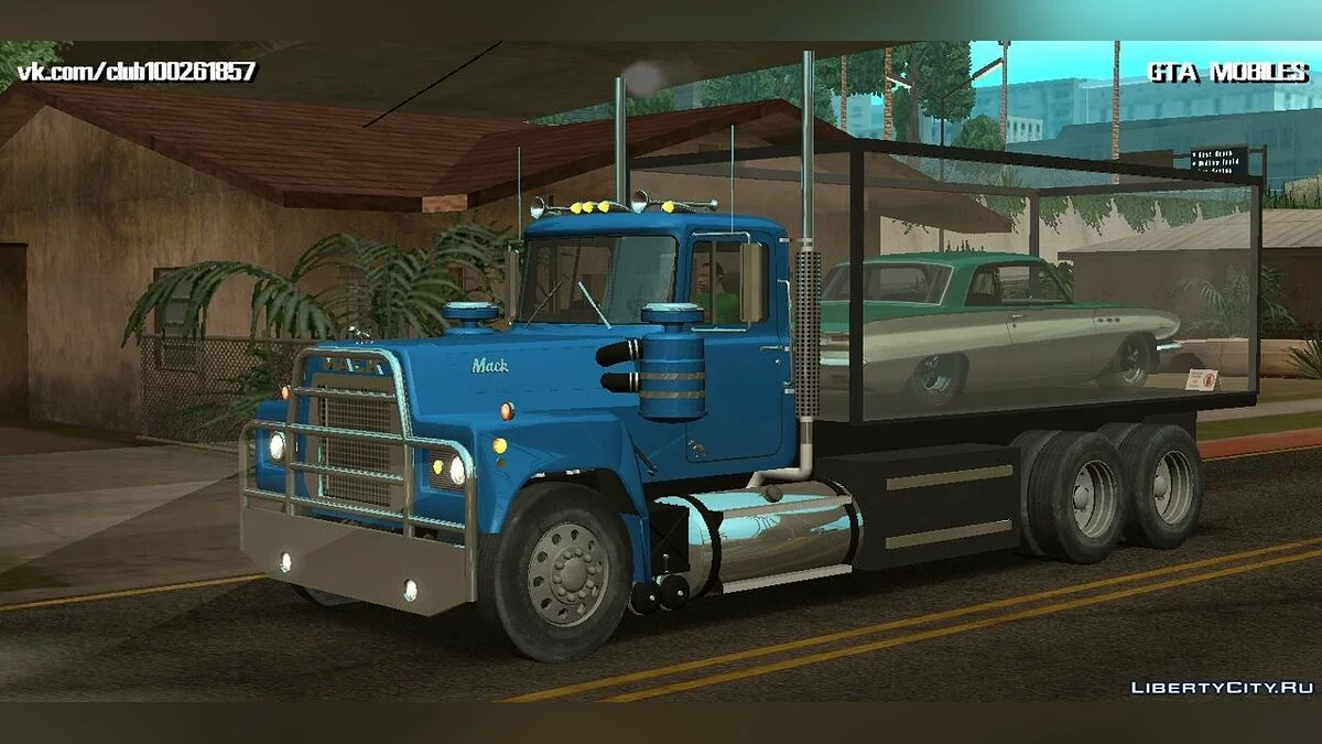 Mack RS700 1970 + Müllwagen / GTA San Andreas (iOS, Android)