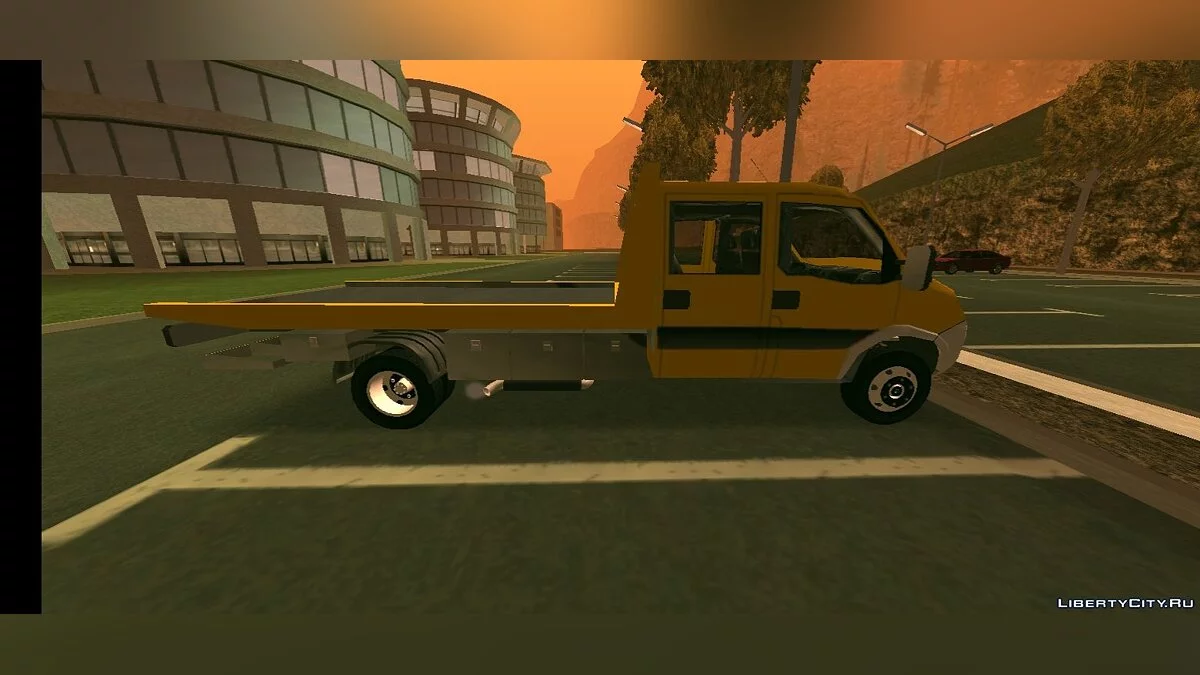 Iveco Daily Mk4 Plataforma Reboque / GTA San Andreas (iOS, Android)