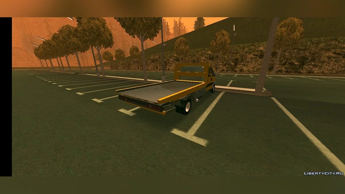 Iveco Daily Mk4 Plataforma Reboque / GTA San Andreas (iOS, Android)