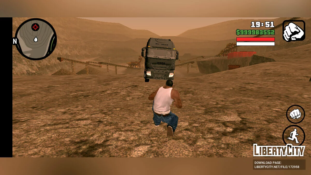 Iveco Stralis / GTA سان أندرياس (iOS، أندرويد)