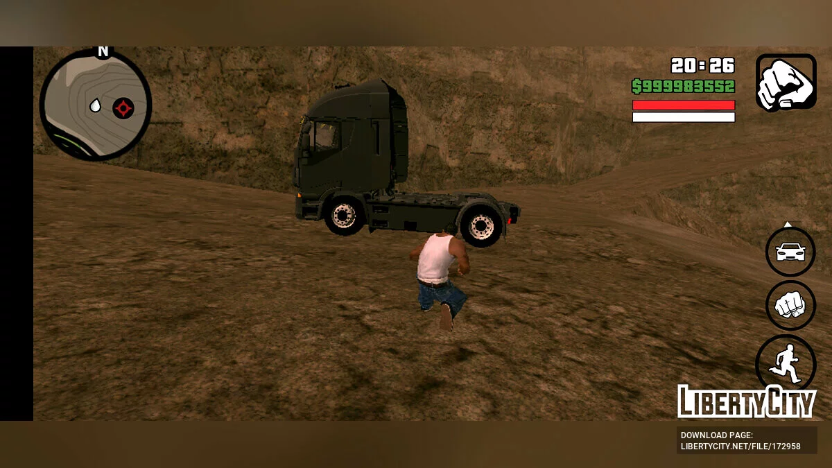 Iveco Stralis / GTA سان أندرياس (iOS، أندرويد)