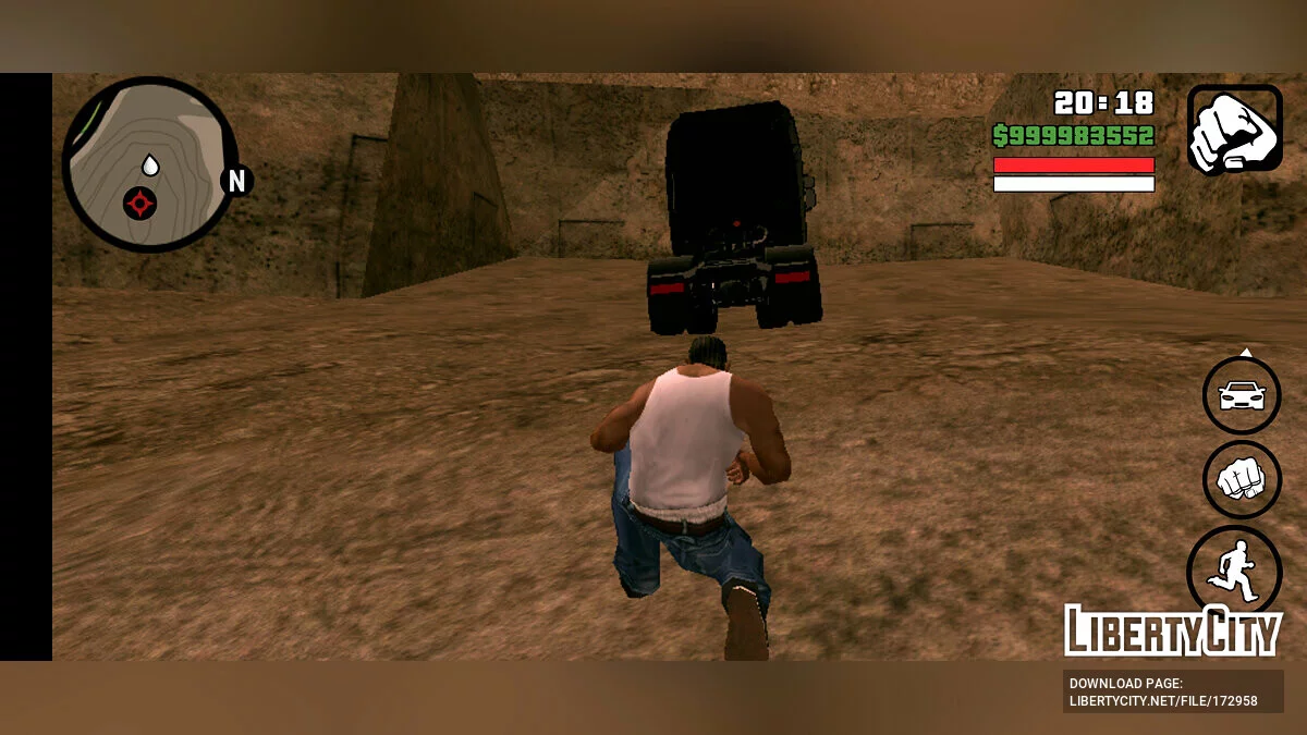 Iveco Stralis / GTA سان أندرياس (iOS، أندرويد)