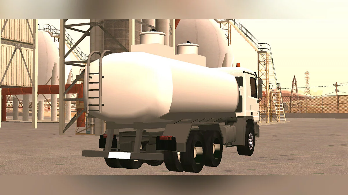Mercedes Benz Axor - Бензовоз (лише DFF) / GTA San Andreas (iOS, Android)