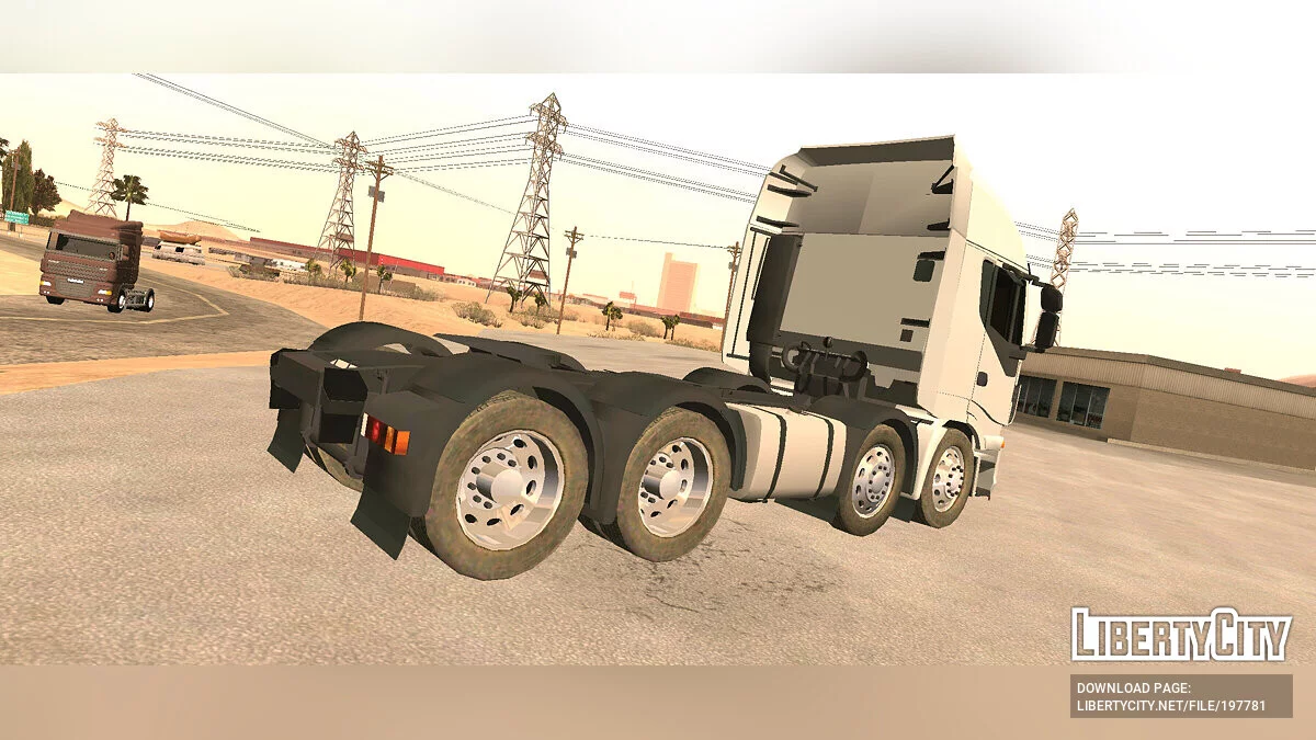 Iveco Stralis Hi-Way 8x4 (only DFF) / GTA San Andreas (iOS, Android)