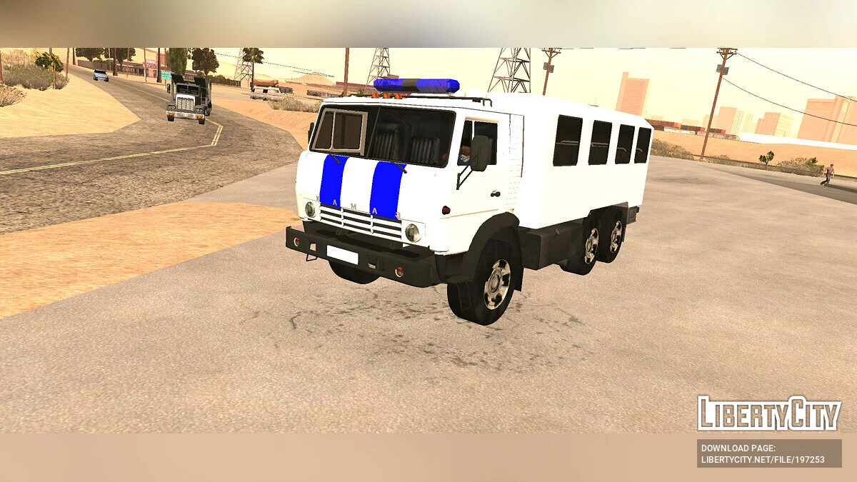 КамАЗ 4310 Поліція / GTA San Andreas (iOS, Android)