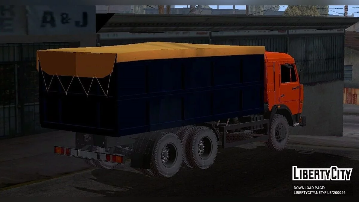 Caminhão KamAZ 54115 / GTA San Andreas (iOS, Android)