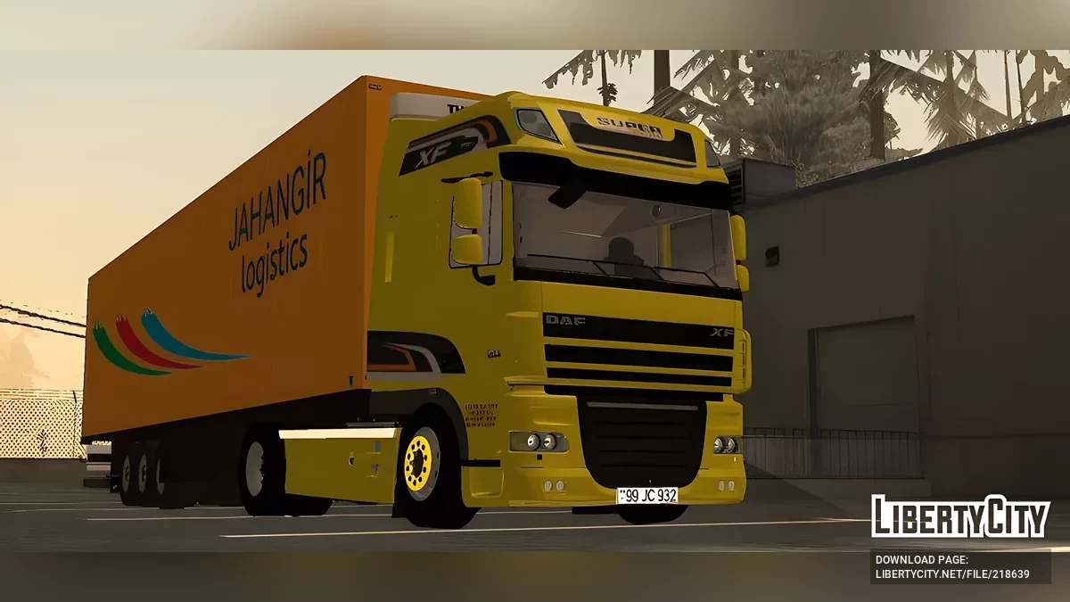 DAF XF + przyczepa / GTA San Andreas (iOS, Android)