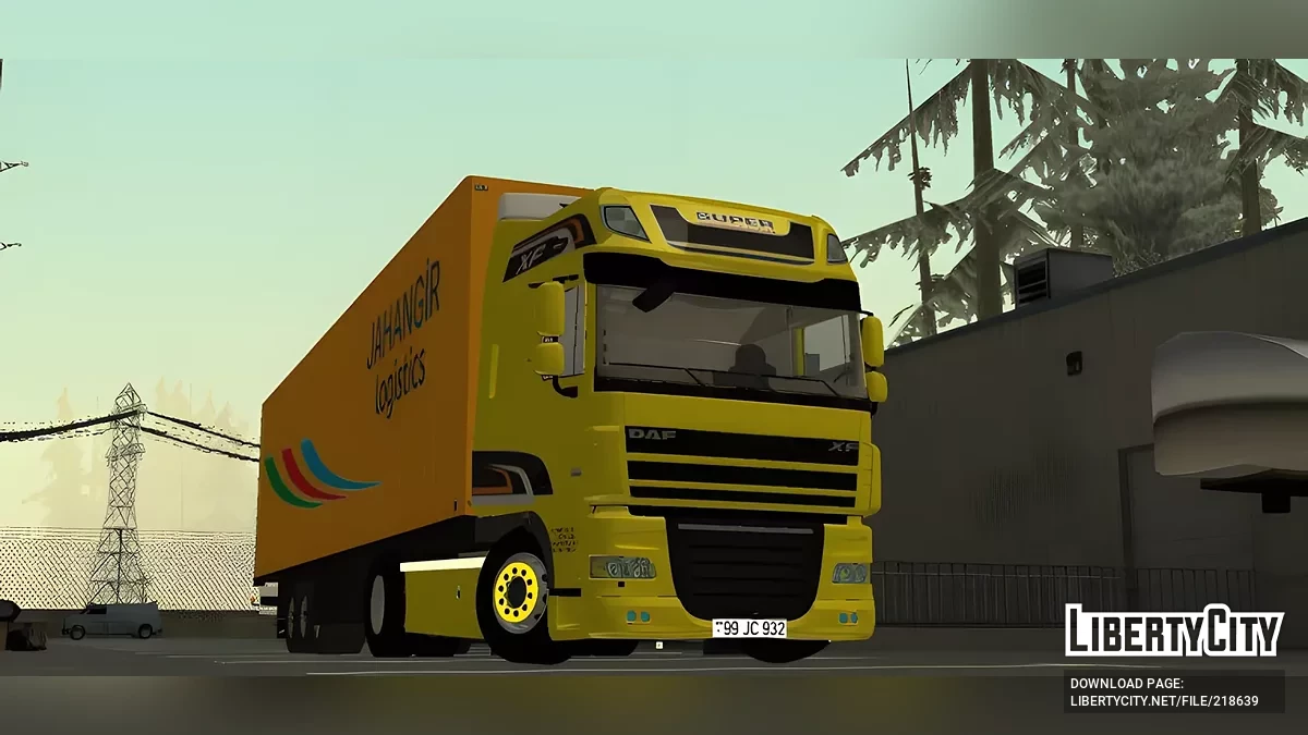 DAF XF + przyczepa / GTA San Andreas (iOS, Android)