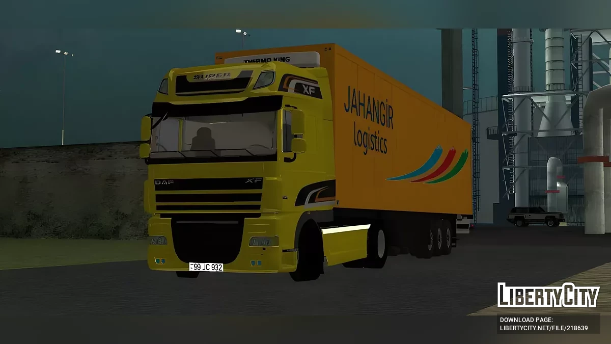 DAF XF + przyczepa / GTA San Andreas (iOS, Android)