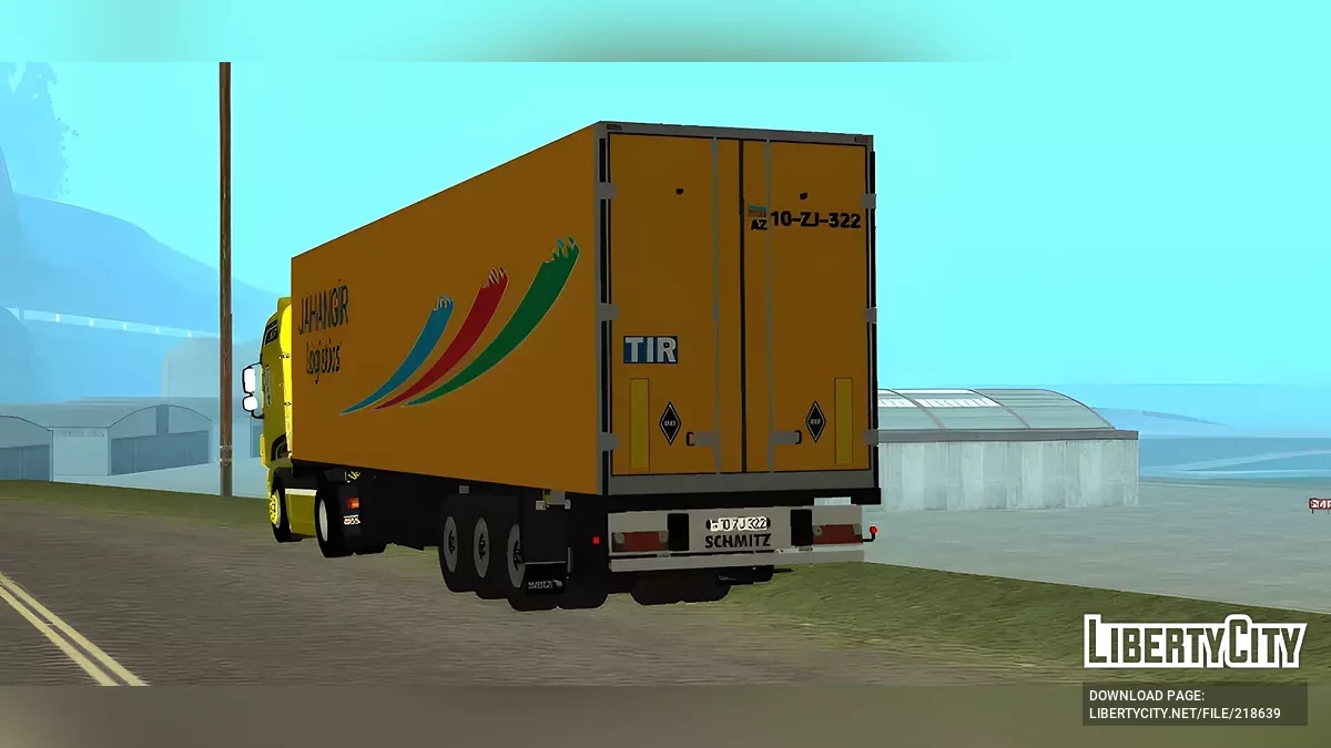 DAF XF + przyczepa / GTA San Andreas (iOS, Android)
