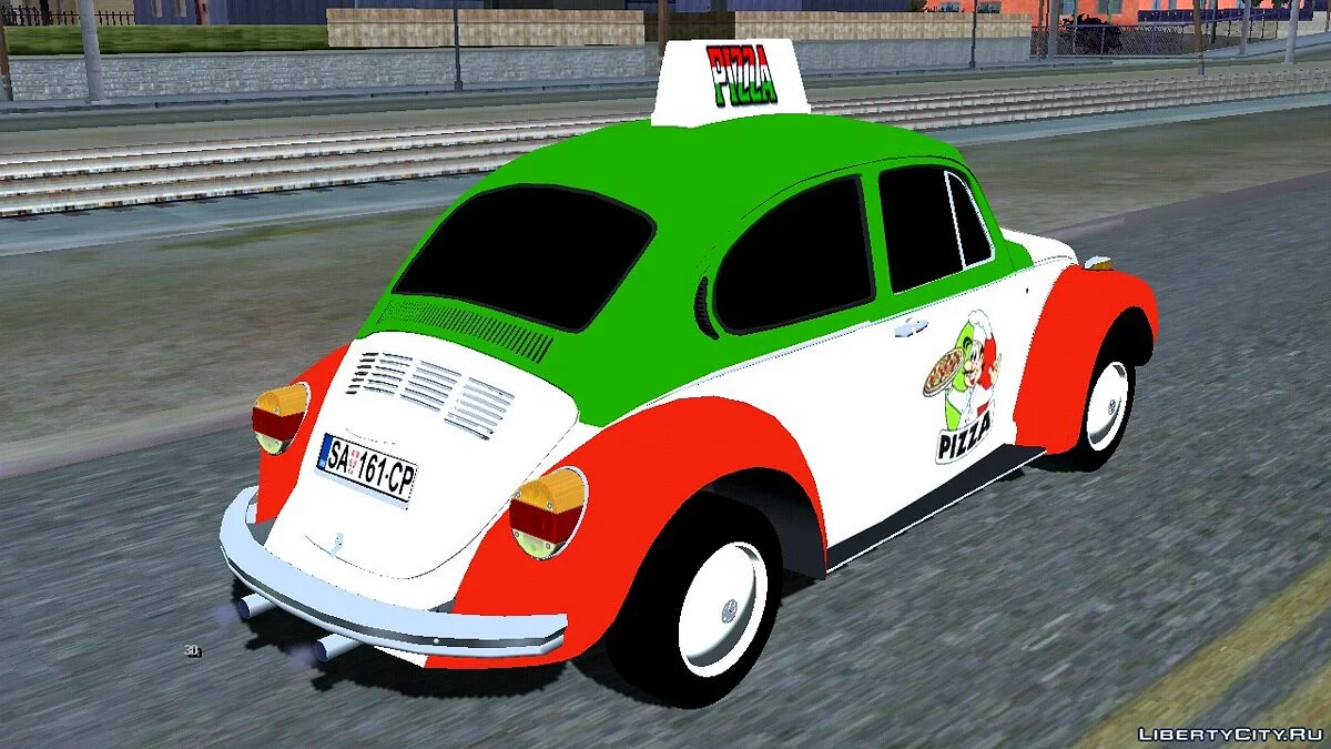 Volkswagen Beetle Pizza / GTA San Andreas (iOS, Android)