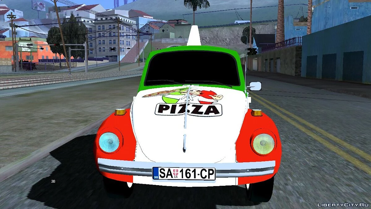 Volkswagen Beetle Pizza / GTA San Andreas (iOS, Android)