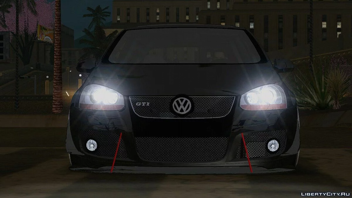 Volkswagen Golf V GTI (somente DFF) / GTA San Andreas (iOS, Android)